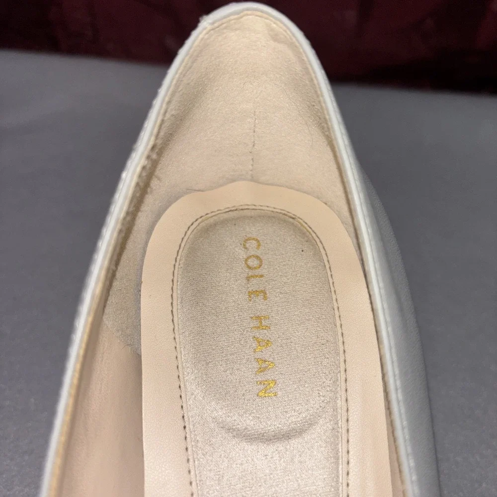 Cole Haan The Go to Wedge Limestone Grey Shoes Waterproof Womens Size US 10.5 B